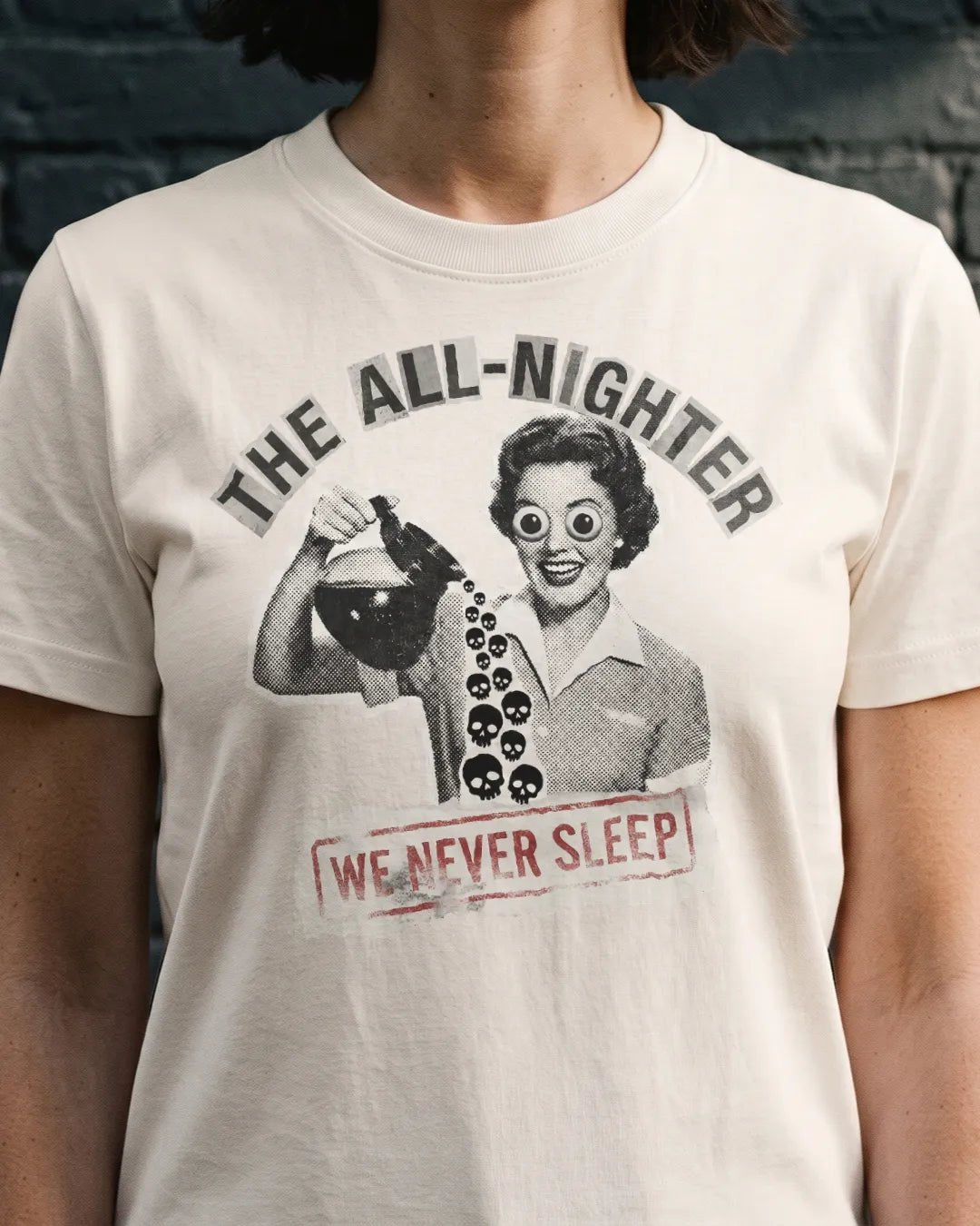 The All-Nighter Retro Horror Tee - The Teeze