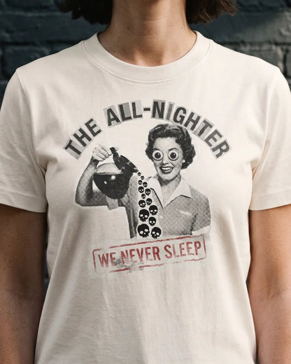 The All-Nighter Retro Horror Tee - The Teeze