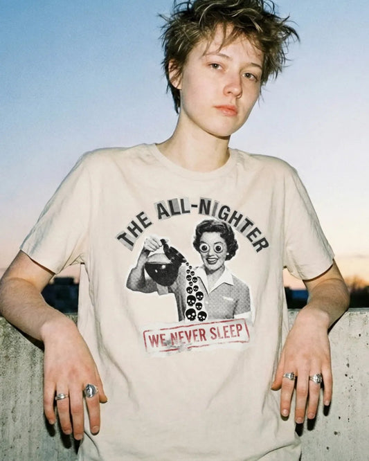 The All-Nighter Retro Horror Tee - The Teeze