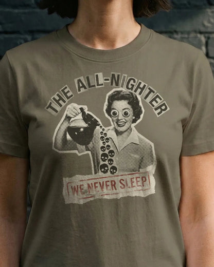 The All-Nighter Retro Horror Tee - The Teeze