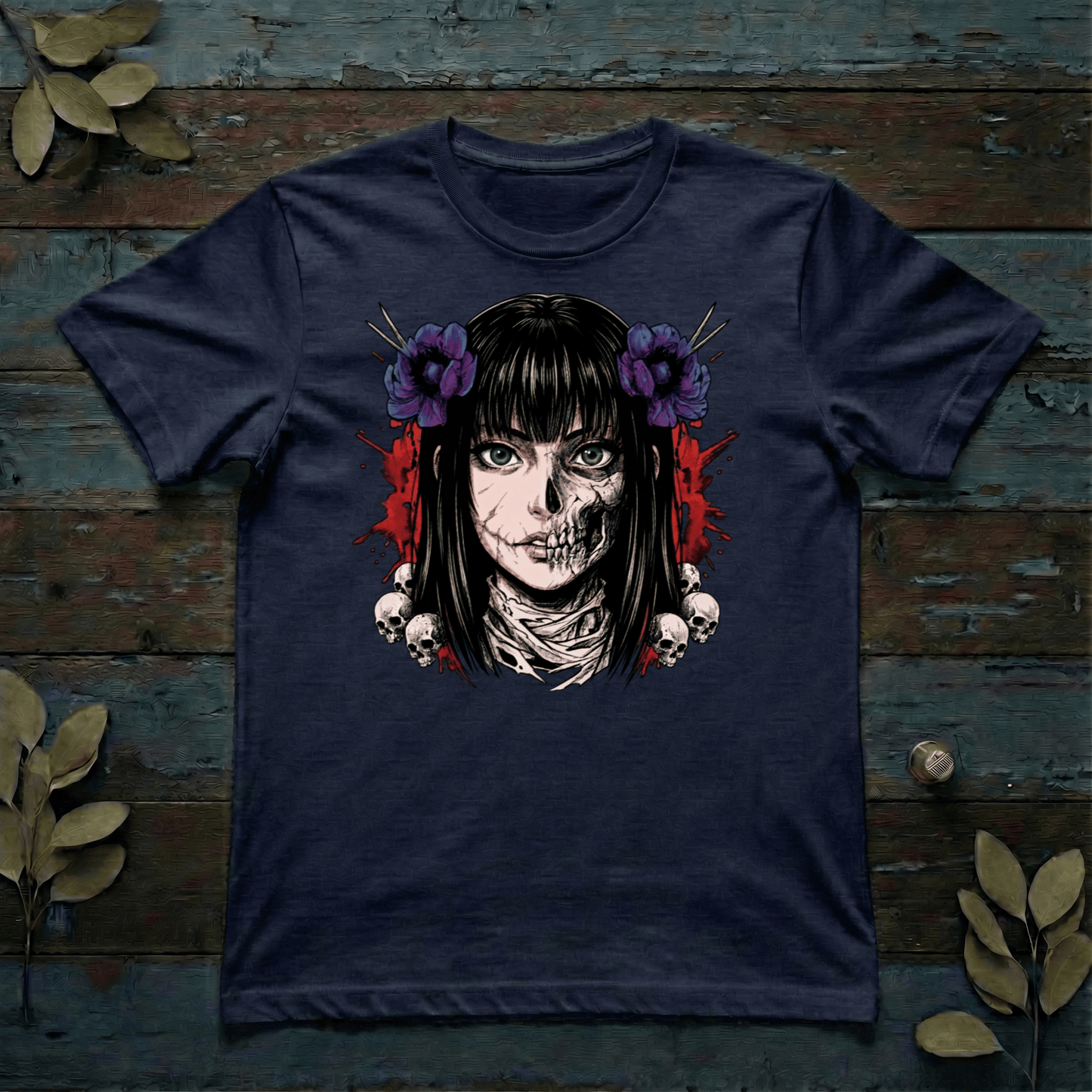 The Floral Cadaver T-Shirt - The Teeze