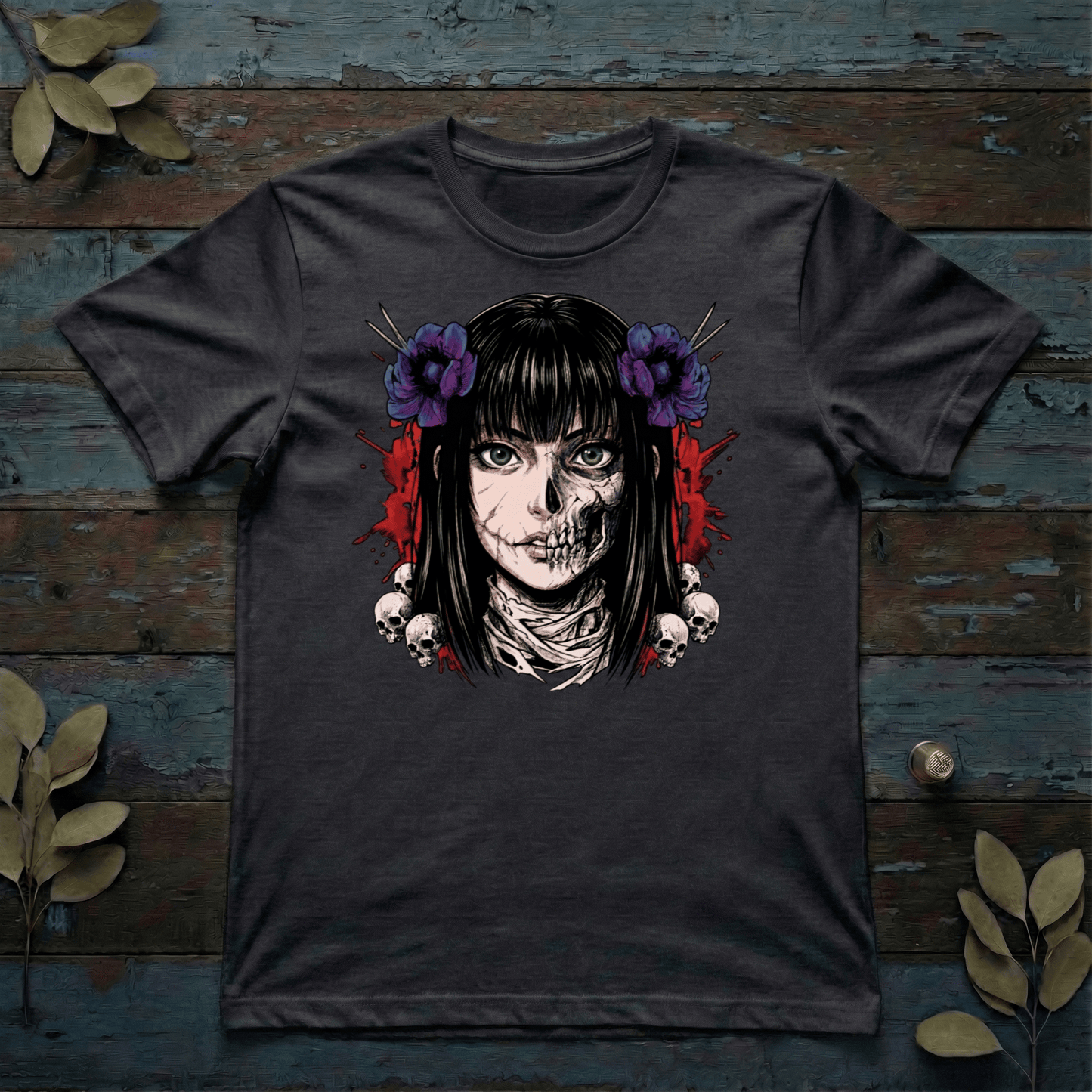 The Floral Cadaver T-Shirt - The Teeze