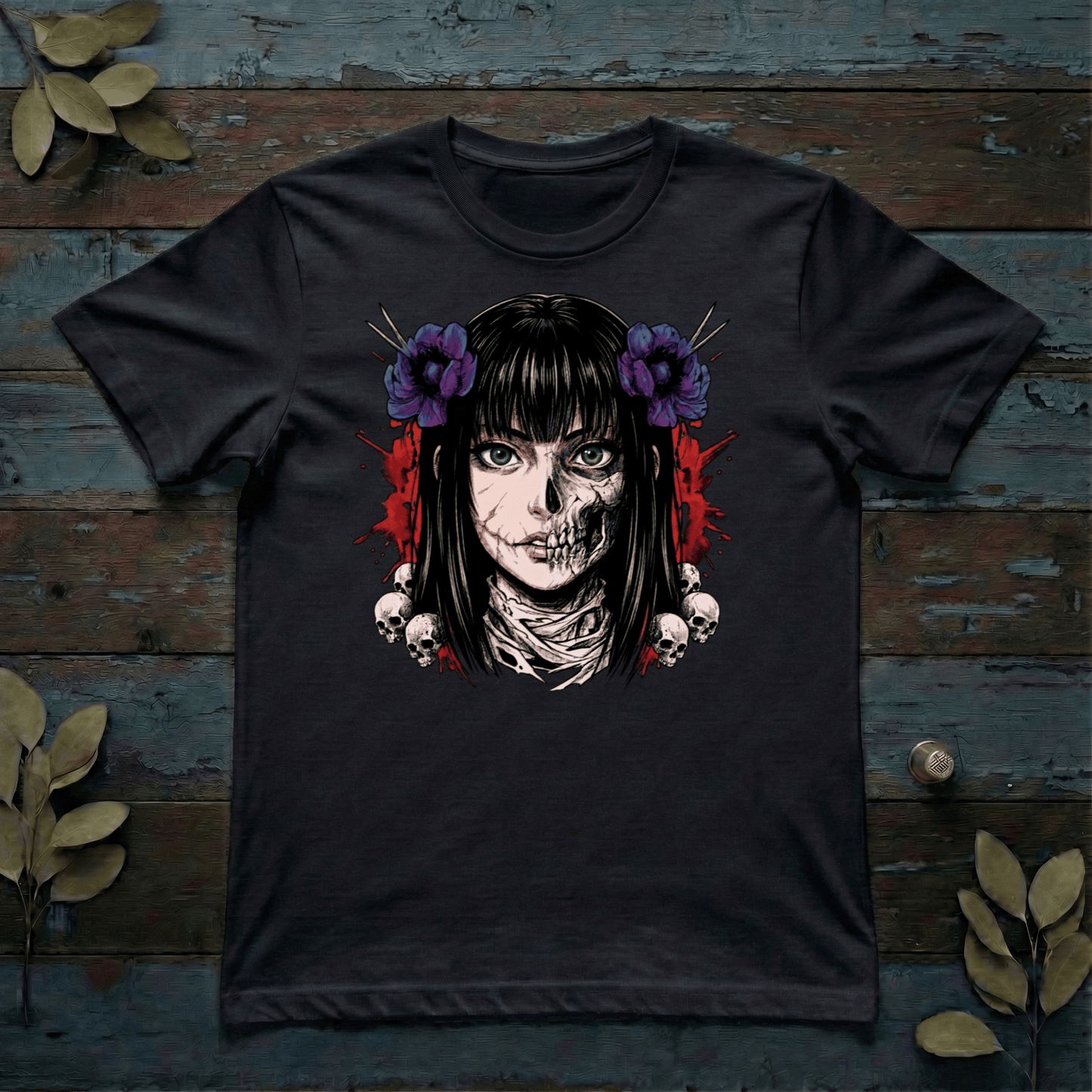 The Floral Cadaver T-Shirt - The Teeze