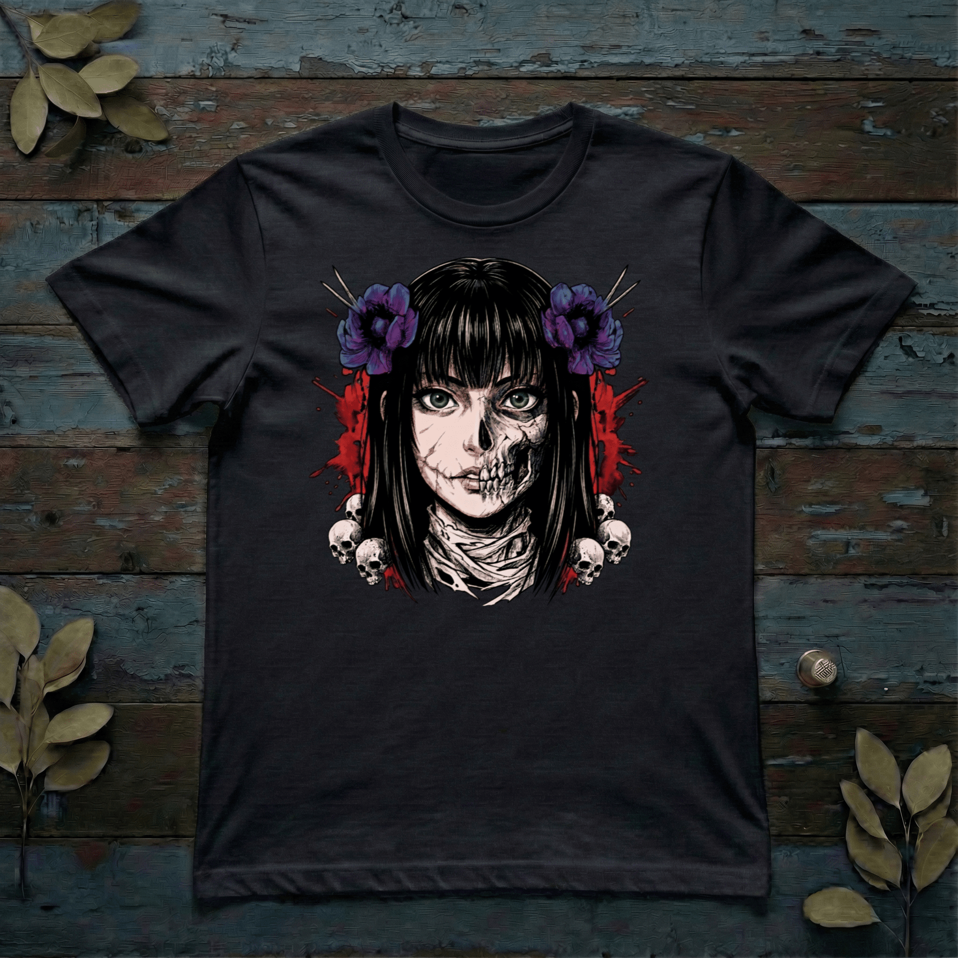 The Floral Cadaver T-Shirt - The Teeze