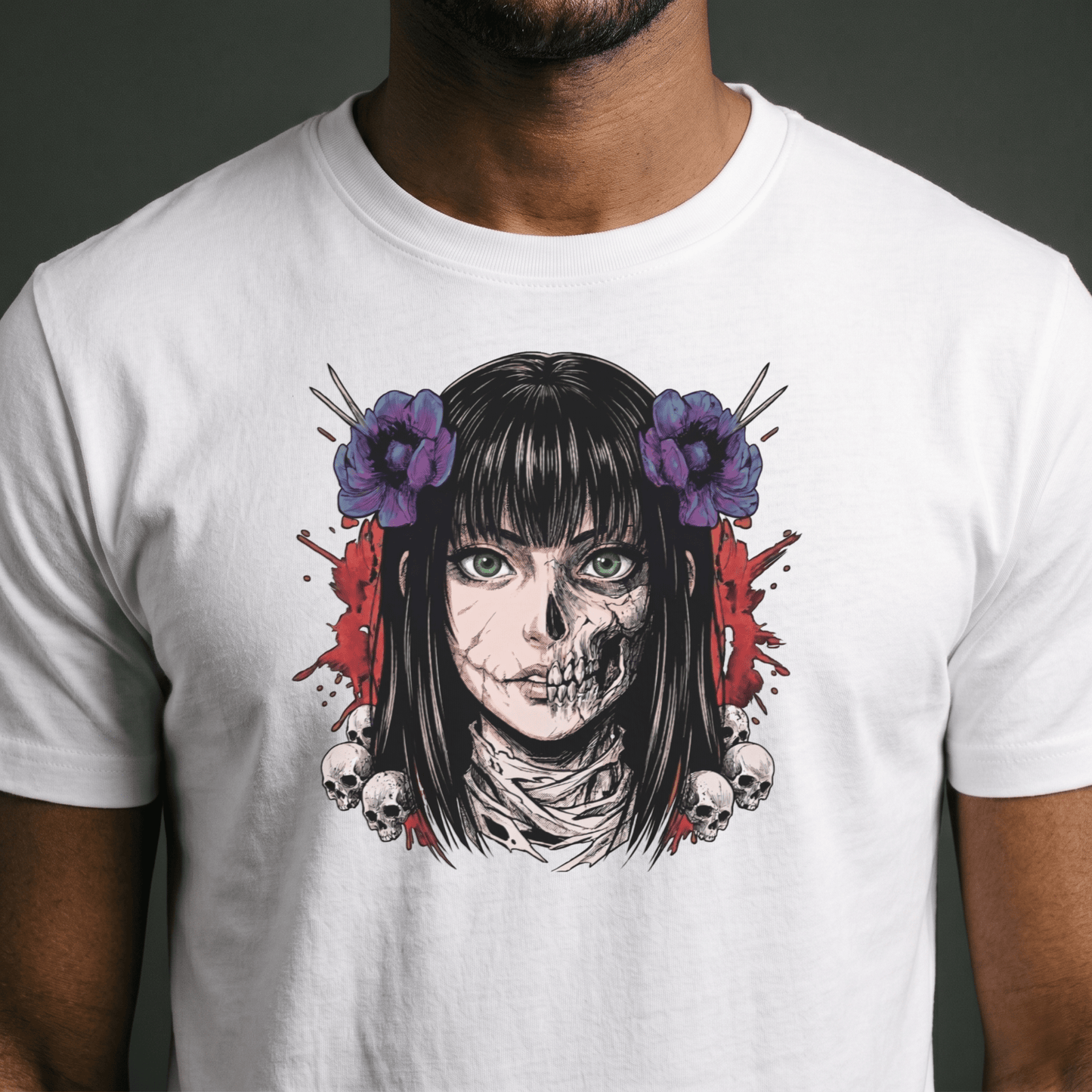 The Floral Cadaver T-Shirt - The Teeze