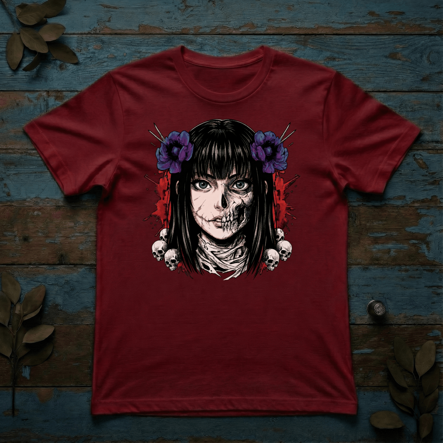 The Floral Cadaver T-Shirt - The Teeze