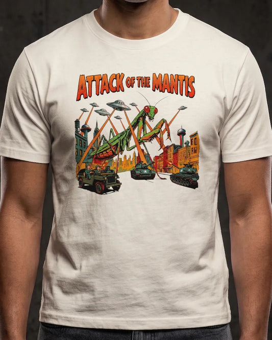 The Kaiju Mantis Sci-Fi B-Movie Tee - The Teeze