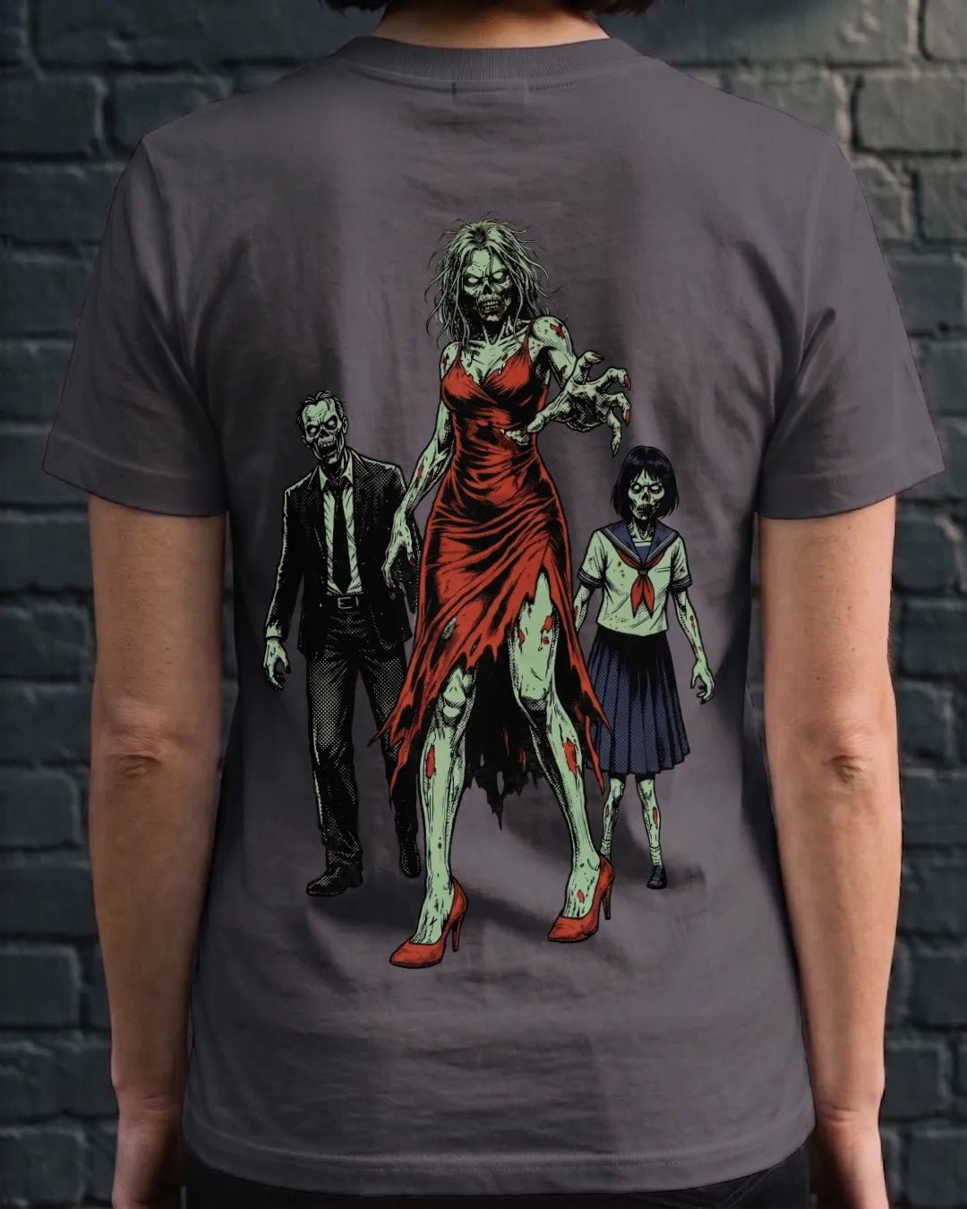 Zombie Invasion Pulp Horror Tee - The Teeze