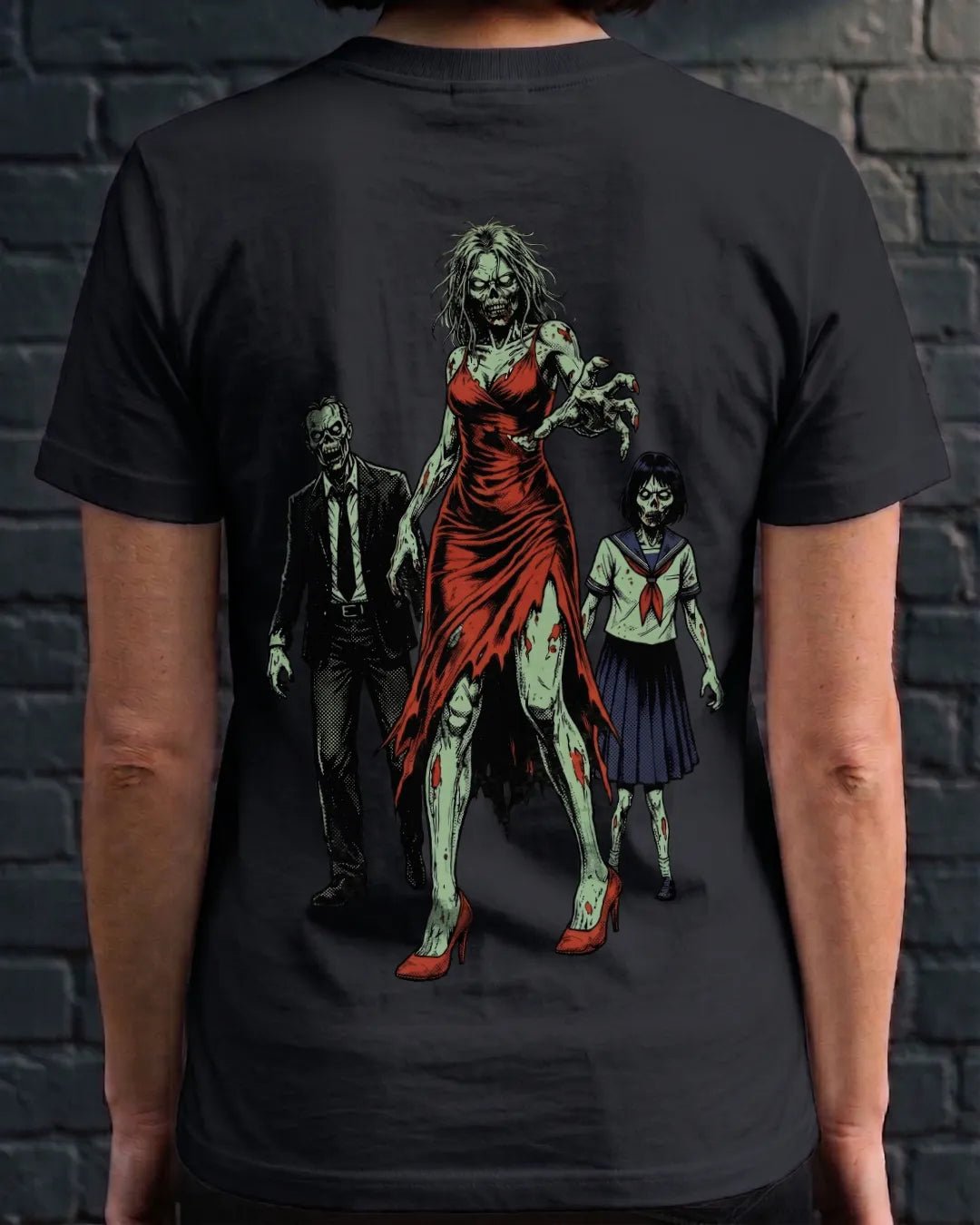 Zombie Invasion Pulp Horror Tee - The Teeze