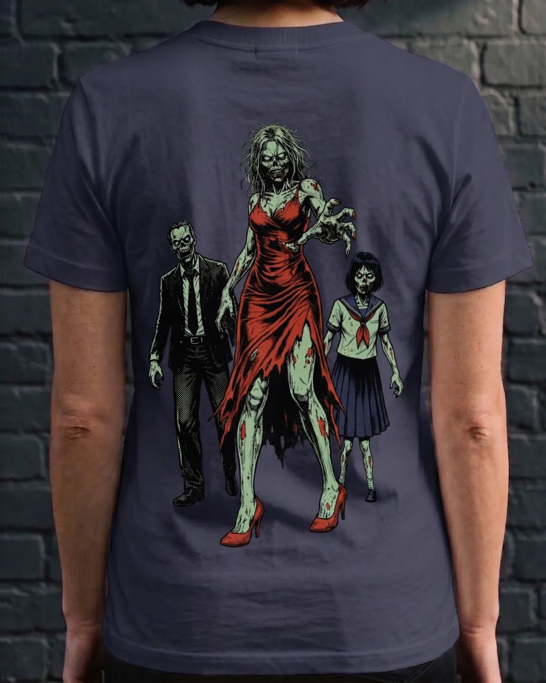 Zombie Invasion Pulp Horror Tee - The Teeze