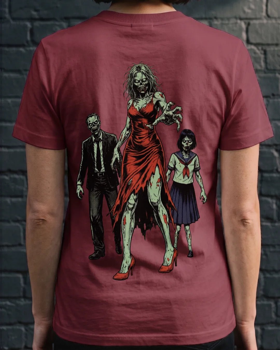 Zombie Invasion Pulp Horror Tee - The Teeze